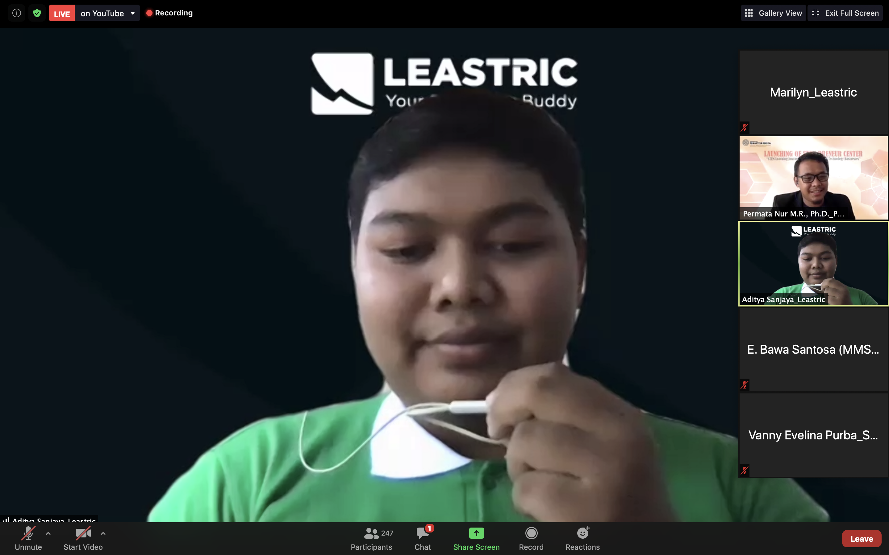 Leastric hadir di peluncuran STEM PRENEUR Center